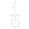 Alora - CH320837VB-UNV - LED Chandelier - Alonso - Vintage Brass