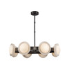 Alora - CH320837UBAR-UNV - LED Chandelier - Alonso - Urban Bronze/Alabaster