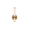 Alora - WV509012BG-UNV - LED Wall/Vanity - Elsie - Brushed Gold