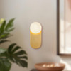 Alora - WV425112BGOP - One Light Vanity - Ariel - Brushed Gold/Opal Glass
