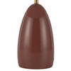 Alora - TL437012BGD - LED Table Lamp - Poppy - Burgundy