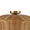 Alora - SF641016BG - One Light Semi-Flush Mount - Kai - Brushed Gold