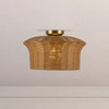 Alora - SF641016BG - One Light Semi-Flush Mount - Kai - Brushed Gold