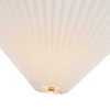 Alora - SF497016BGFW - One Light Semi-Flush Mount - Bridgette - Brushed Gold/Folded White