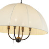 Alora - PD661424MB - Four Light Pendant - Crosby - Matte Black