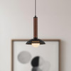 Alora - PD616109MBOP-UNV - LED Pendant - Arden - Matte Black/Opal Glass