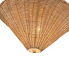 Alora - PD497016BGRA - One Light Pendant - Bridgette - Brushed Gold/Rattan