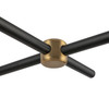 Alora - LP491452MBTJ - Four Light Linear Pendant - Colby - Matte Black/Tan Jute