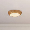 Alora - FM511014RA - Two Light Flush Mount - Merida - Rattan