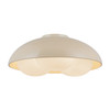 Alora - FM495316PWOP - Three Light Flush Mount - Robyn - Pearl White/Opal Glass