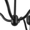 Alora - CH558439MBOP - Four Light Chandelier - Effie - Matte Black/Opal Glass