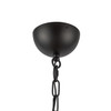 Alora - CH558439MBOP - Four Light Chandelier - Effie - Matte Black/Opal Glass