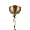 Alora - CH558427BGOP - Four Light Chandelier - Effie - Brushed Gold/Opal Glass