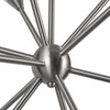 Alora - CH462039BNGR - 12 Light Chandelier - Cosmo - Brushed Nickel/Glossy Ribbed Opal Glass