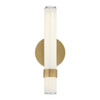Alora - WV324114VBGO-UNV - LED Wall/Vanity - Madison - Vintage Brass/Glossy Opal
