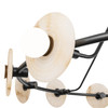 Alora - CH346046UBAR-UNV - LED Chandelier - Dahlia - Urban Bronze/Alabaster