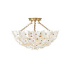 Crystorama - KLN-5200-LG - Three Light Semi Flush Mount - Killian - Luxe Gold