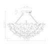 Crystorama - KLN-5200-LG - Three Light Semi Flush Mount - Killian - Luxe Gold