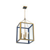 Crystorama - HRK-2508-LG-NY - Four Light Chandelier - Herrick - Luxe Gold + Navy