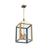 Crystorama - HRK-2505-LG-NY - Four Light Chandelier - Herrick - Luxe Gold + Navy