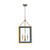 Crystorama - HRK-2505-LG-NY - Four Light Chandelier - Herrick - Luxe Gold + Navy
