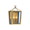 Crystorama - HRK-2501-LG-NY - Two Light Wall Sconce - Herrick - Luxe Gold + Navy