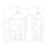 Crystorama - HRK-2501-LG-NY - Two Light Wall Sconce - Herrick - Luxe Gold + Navy