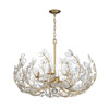 Crystorama - BGT-338-SG-CL - Six Light Chandelier - Bridget - Soft Gold