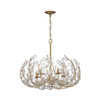 Crystorama - BGT-336-SG-CL - Five Light Chandelier - Bridget - Soft Gold