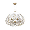 Crystorama - BGT-336-SG-CL - Five Light Chandelier - Bridget - Soft Gold