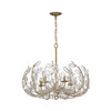 Crystorama - BGT-336-SG-CL - Five Light Chandelier - Bridget - Soft Gold