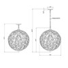 Crystorama - BGT-334-SG-GR - Three Light Chandelier - Bridget - Soft Gold