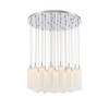 Crystorama - ADD-423-CH-WH - LED Pendant - Addis - Polished Chrome