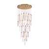 Crystorama - ADD-423-AG-SP - LED Pendant - Addis - Aged Brass