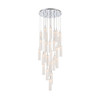 Crystorama - ADD-415-CH-WH - LED Pendant - Addis - Polished Chrome