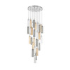 Crystorama - ADD-415-CH-AU - LED Pendant - Addis - Polished Chrome