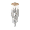 Crystorama - ADD-415-AG-SM - LED Pendant - Addis - Aged Brass