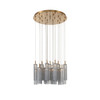Crystorama - ADD-415-AG-SM - LED Pendant - Addis - Aged Brass