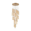 Crystorama - ADD-415-AG-AM - LED Pendant - Addis - Aged Brass