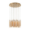 Crystorama - ADD-415-AG-AM - LED Pendant - Addis - Aged Brass