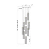 Crystorama - ADD-405-CH-SP - LED Pendant - Addis - Polished Chrome