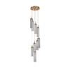 Crystorama - ADD-405-AG-SM - LED Pendant - Addis - Aged Brass