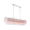 Crystorama - ADD-337-CH-SP - 16 Light Linear Chandelier - Addis - Polished Chrome