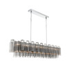 Crystorama - ADD-337-CH-SM - 16 Light Linear Chandelier - Addis - Polished Chrome