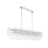 Crystorama - ADD-337-CH-CL - 16 Light Linear Chandelier - Addis - Polished Chrome