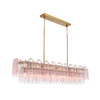 Crystorama - ADD-337-AG-SP - 16 Light Linear Chandelier - Addis - Aged Brass