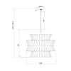 Crystorama - ABI-2005-AG-WH - Eight Light Chandelier - Abigail - Aged Brass