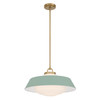 Crystorama - XAN-8009-VG-GR - Three Light Pendant - Xander - Vibrant Gold