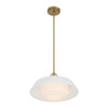 Crystorama - XAN-8006-VG-WH - One Light Pendant - Xander - Vibrant Gold