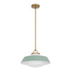 Crystorama - XAN-8006-VG-GR - One Light Pendant - Xander - Vibrant Gold